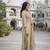 Women's cotton silk ethnic motif embroidered straight kurta with pant set