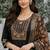 Women's cotton silk solid embroidered straight kurta with pant set