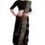Black batik print saree