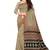 Crem ethnic printed saree