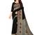 Black kalamkari cotton saree