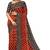 Red ikat print saree