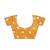 Mustard yellow folk art saree