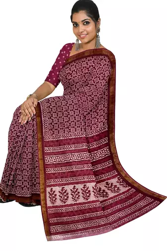Navy blue shibori print saree