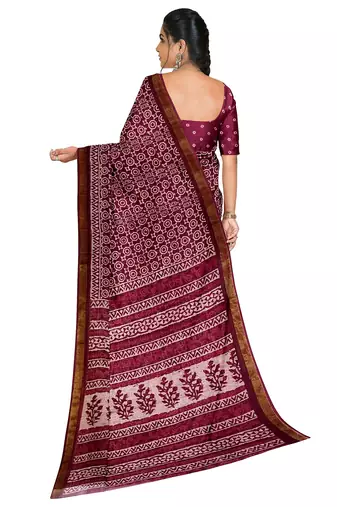 Navy blue shibori print saree