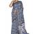 Wine printed cotton saree