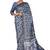Wine printed cotton saree