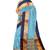Sky blue zari border saree