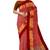 Rose pink zari border saree