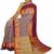 Mauve grey zari saree