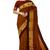 Coffee brown zari saree