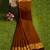 Coffee brown zari saree