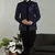 Men's stylish indo-western rayon coat kurta set