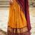 Mustard Yellow half blend lehenga saree with blouse and dupatta half blend lehenga saree with blouse and dupatta