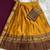 Mustard Yellow half blend lehenga saree with blouse and dupatta half blend lehenga saree with blouse and dupatta