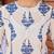 white piping a-line design peplum top