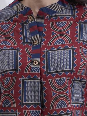 maroon cotton shirt 4