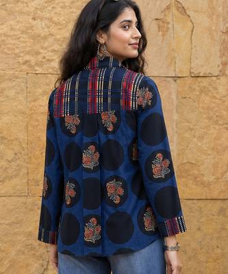 blue cotton shirt 3