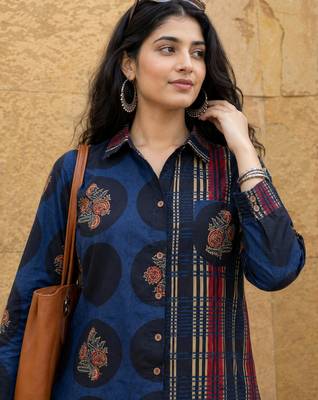 blue cotton shirt 4