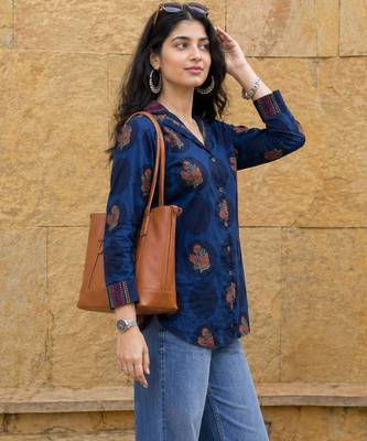 blue cotton shirt 2