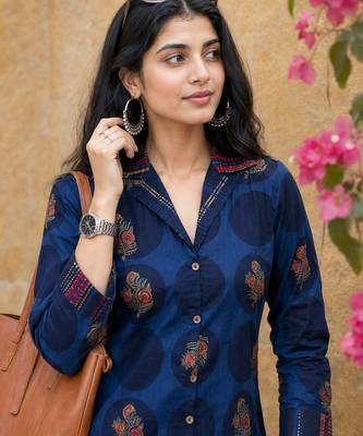 blue cotton shirt 4