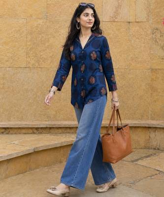 blue cotton shirt 5