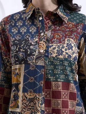 multicolur cotton ethnic motifs shirt 4