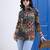 multicolur cotton ethnic motifs shirt
