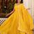 Yellow plain silk stitched anarkali kurta set with dupatta