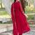Pink floral embroidered georgette stitched anarkali kurta set with trousers & dupatta
