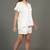 Pink cotton plain shorts co-ord set for women