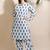 Cream everyday wear cotton co-ord set for women