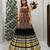 Multicolor Gamthi Work Lehenga Kurti Set