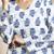 Cream everyday wear cotton co-ord set for women