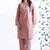 Pink everyday wear cotton co-ord set for women