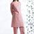 Pink everyday wear cotton co-ord set for women
