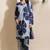 Blue everyday wear cotton co-ord set for women