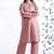 Pink everyday wear cotton co-ord set for women
