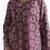 Wine everyday wear cotton co-ord set for women