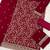 Rani pink embroidered georgette salwar suit with dupatta
