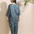 Green everyday wear cotton co-ord set for women