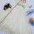 Ivory mirror work chikankari anarkali gown with dupatta