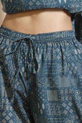 Green everyday wear cotton co-ord set for women 4