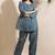 Green everyday wear cotton co-ord set for women