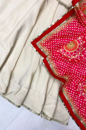 Summer special printed maslin embroidered kurti pant dupatta set