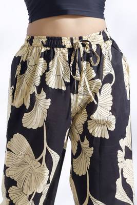 Black everyday wear cotton co-ord set for women 4