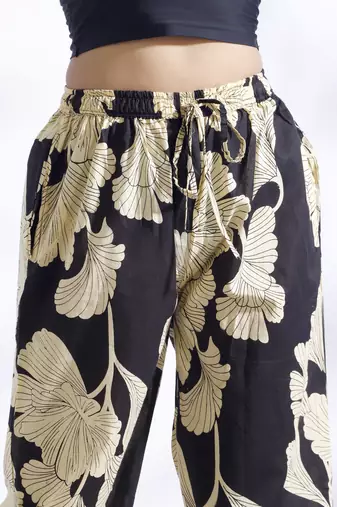 Black everyday wear cotton co-ord set for women
