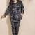 Black everyday wear cotton co-ord set for women