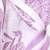Pink motif printed cotton kaftan co-ord set for women