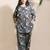 Blue everyday wear cotton co-ord set for women